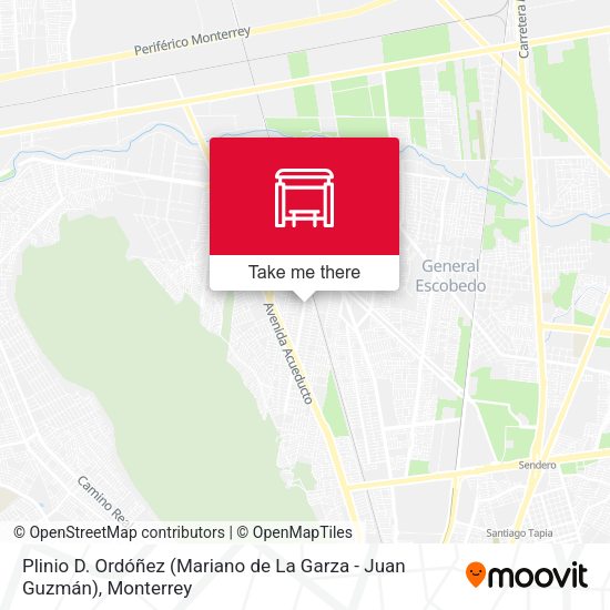 Mapa de Plinio D. Ordóñez (Mariano de La Garza - Juan Guzmán)