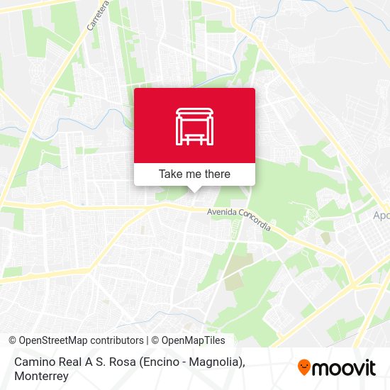 Mapa de Camino Real A S. Rosa (Encino - Magnolia)