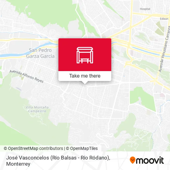 Mapa de José Vasconcelos (Río Balsas - Río Ródano)