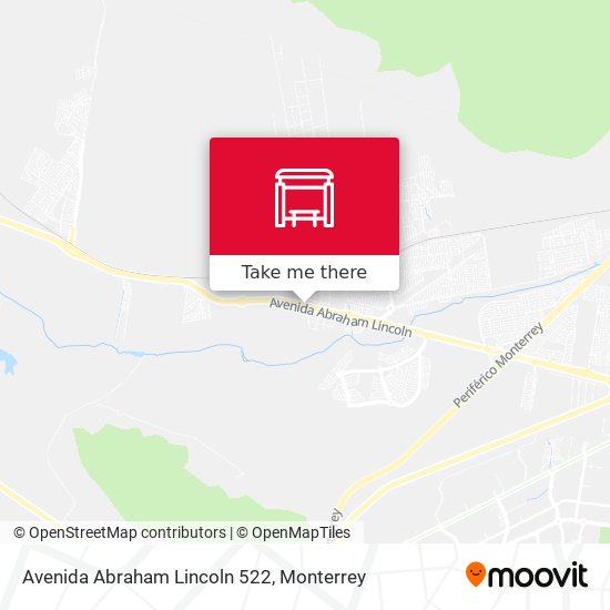 Avenida Abraham Lincoln 522 map