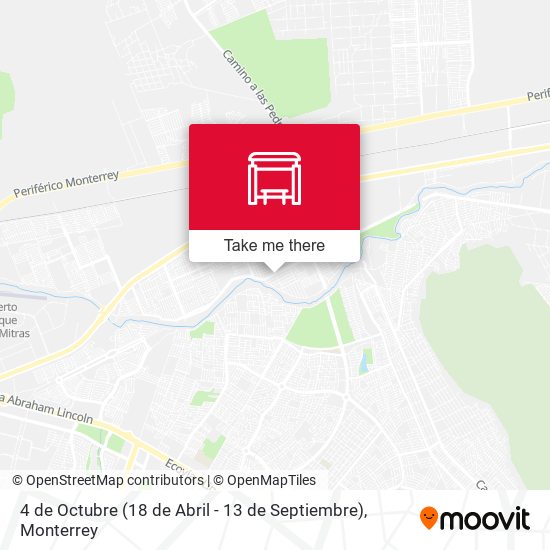 4 de Octubre (18 de Abril - 13 de Septiembre) map