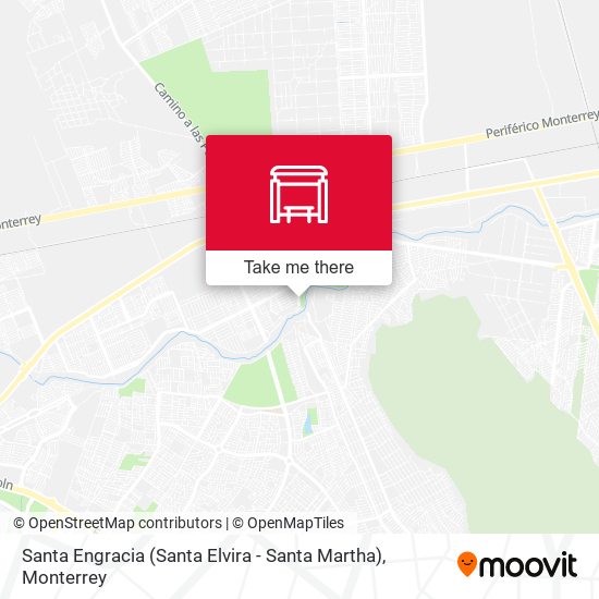 Santa Engracia (Santa Elvira - Santa Martha) map