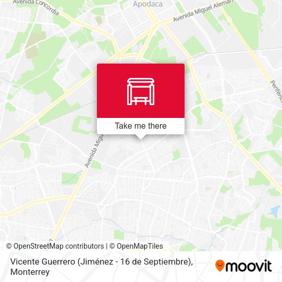 Vicente Guerrero (Jiménez - 16 de Septiembre) map