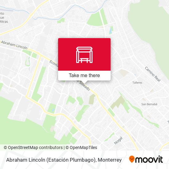 Abraham Lincoln (Estación Plumbago) map