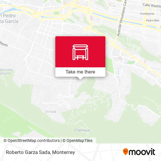 Roberto Garza Sada map