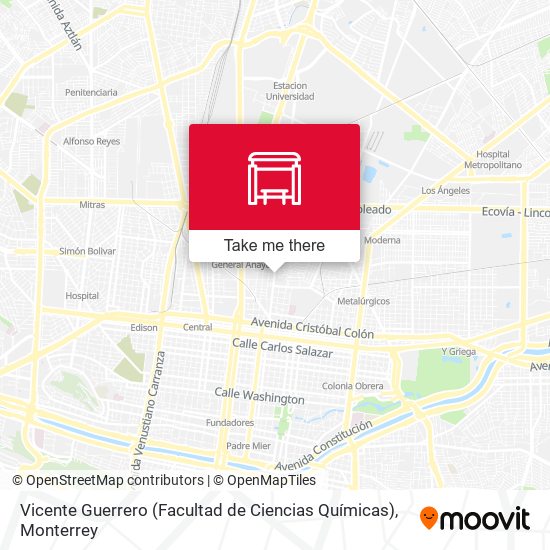 Mapa de Vicente Guerrero (Facultad de Ciencias Químicas)