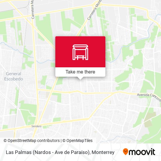 Mapa de Las Palmas (Nardos - Ave de Paraíso)