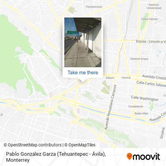 Mapa de Pablo González Garza (Tehuantepec - Ávila)