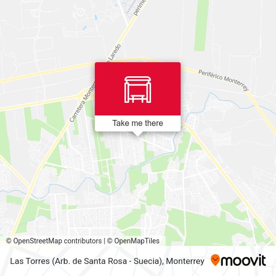 Mapa de Las Torres (Arb. de Santa Rosa - Suecia)