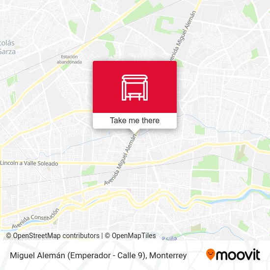 Miguel Alemán (Emperador - Calle 9) map