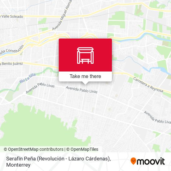 Serafín Peña (Revolución - Lázaro Cárdenas) map