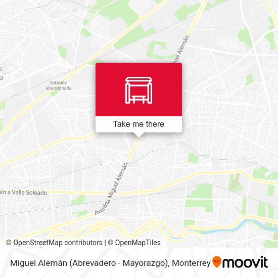 Miguel Alemán (Abrevadero - Mayorazgo) map