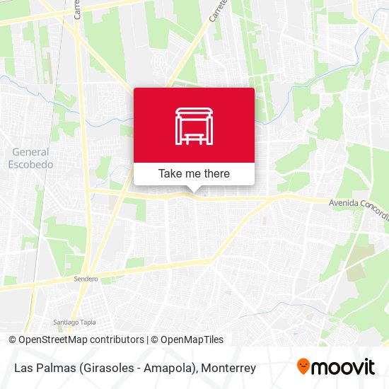 Las Palmas (Girasoles - Amapola) map