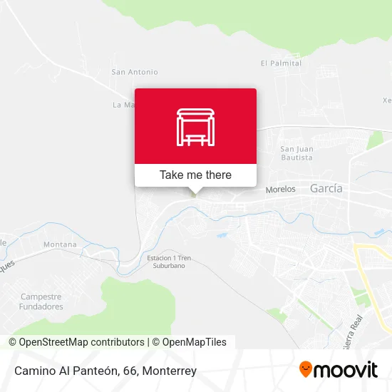 Camino Al Panteón, 66 map