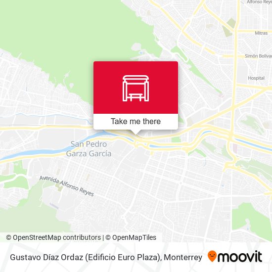 Gustavo Díaz Ordaz (Edificio Euro Plaza) map