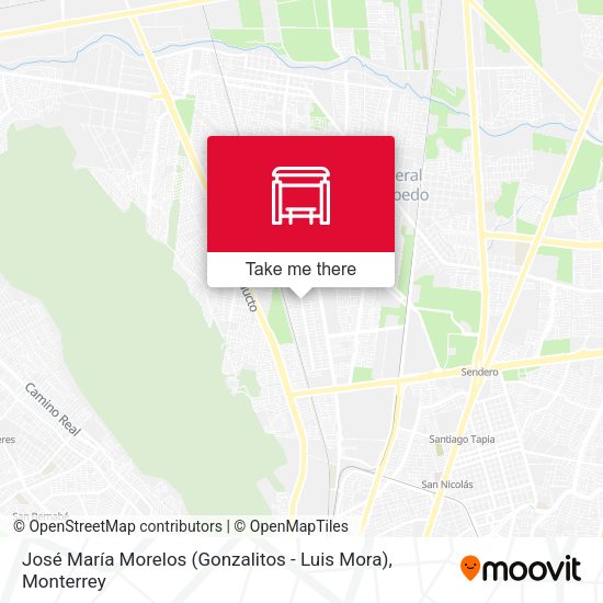 Mapa de José María Morelos (Gonzalitos - Luis Mora)