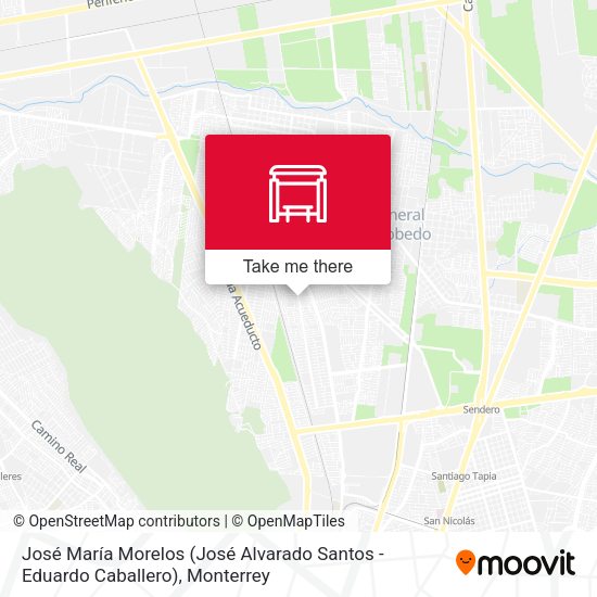 José María Morelos (José Alvarado Santos - Eduardo Caballero) map
