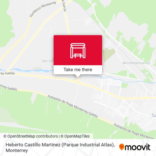 Mapa de Heberto Castillo Martínez (Parque Industrial Atlas)