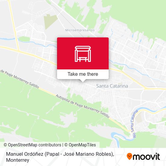 Mapa de Manuel Ordóñez (Papal - José Mariano Robles)