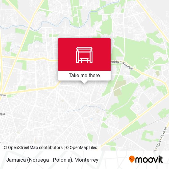 Jamaica (Noruega - Polonia) map