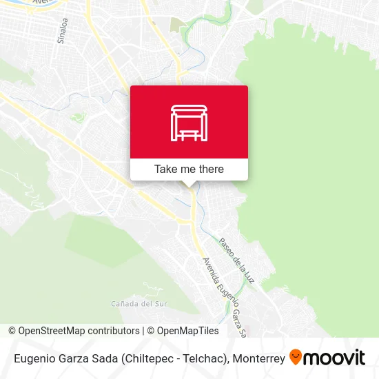 Eugenio Garza Sada (Chiltepec - Telchac) map