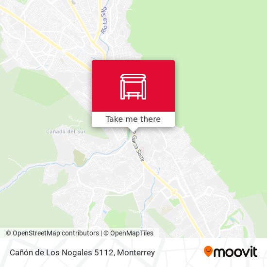 Cañón de Los Nogales 5112 map