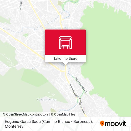 Eugenio Garza Sada (Camino Blanco - Baronesa) map