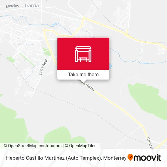 Heberto Castillo Martínez (Auto Templex) map