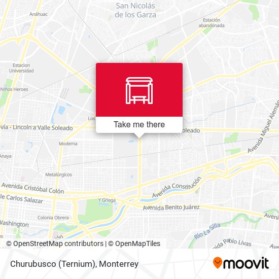 Mapa de Churubusco (Ternium)