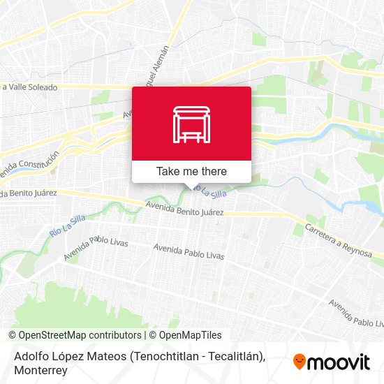 Adolfo López Mateos (Tenochtitlan - Tecalitlán) map