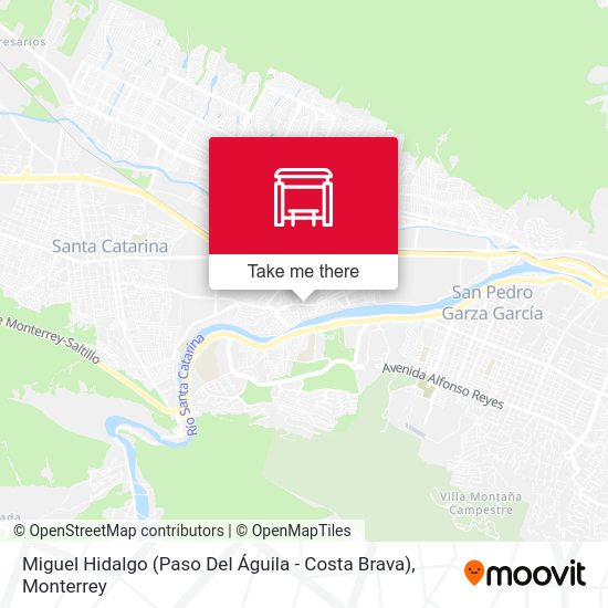 Mapa de Miguel Hidalgo (Paso Del Águila - Costa Brava)
