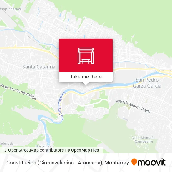 Mapa de Constitución (Circunvalación - Araucaria)