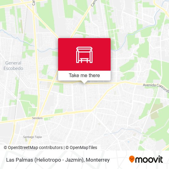 Las Palmas (Heliotropo - Jazmín) map