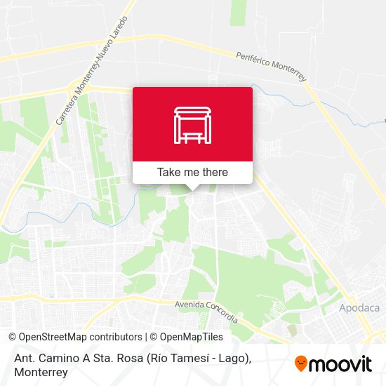 Ant. Camino A Sta. Rosa (Río Tamesí - Lago) map