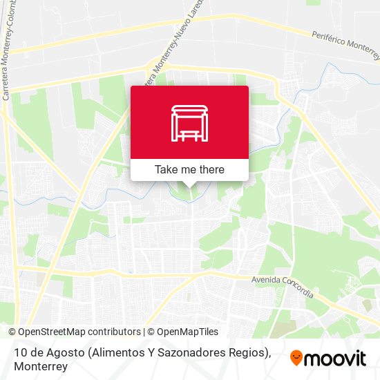 10 de Agosto (Alimentos Y Sazonadores Regios) map