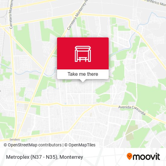 Mapa de Metroplex (N37 - N35)