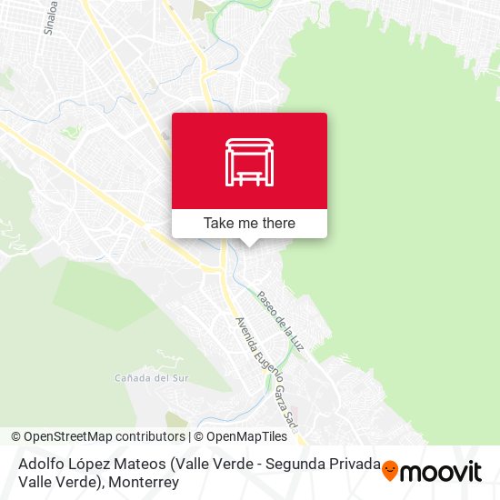 Adolfo López Mateos (Valle Verde - Segunda Privada Valle Verde) map