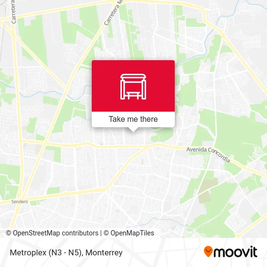 Metroplex (N3 - N5) map