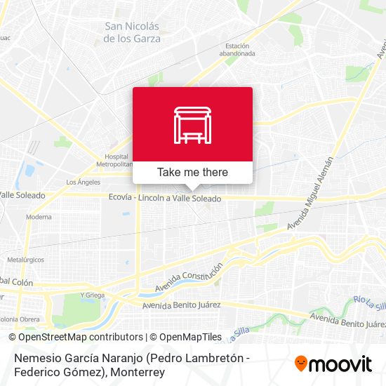 Nemesio García Naranjo (Pedro Lambretón - Federico Gómez) map