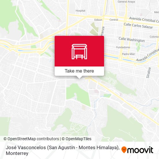 José Vasconcelos (San Agustín - Montes Himalaya) map