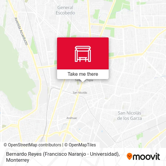 Mapa de Bernardo Reyes (Francisco Naranjo - Universidad)