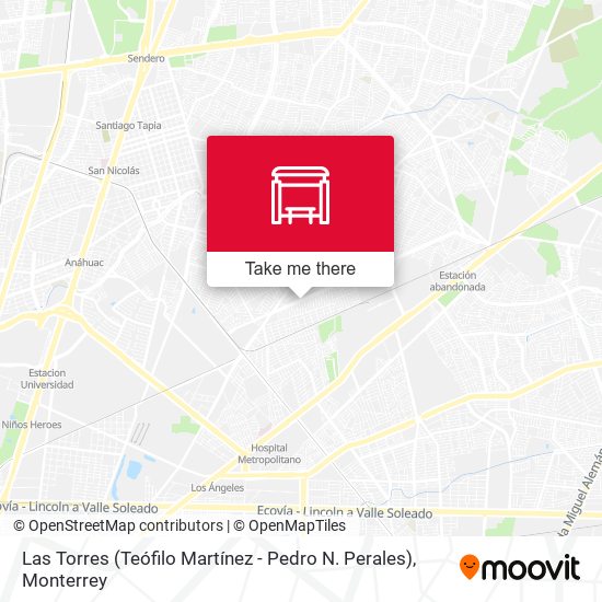 Mapa de Las Torres (Teófilo Martínez - Pedro N. Perales)