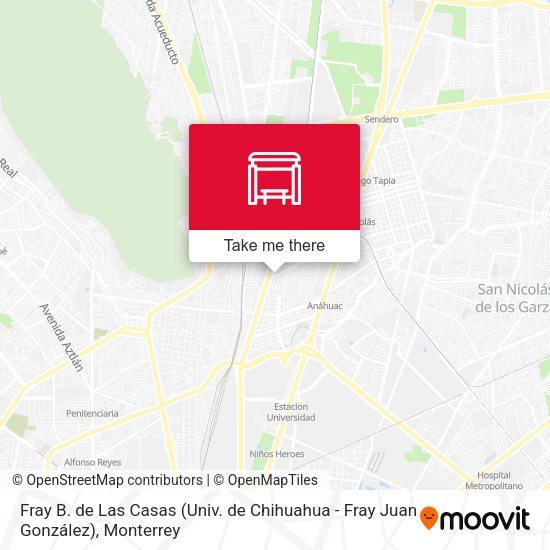 Fray B. de Las Casas (Univ. de Chihuahua - Fray Juan González) map