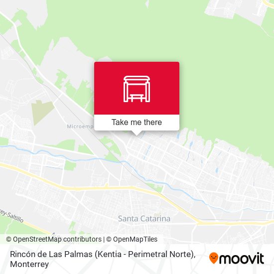 Mapa de Rincón de Las Palmas (Kentia - Perimetral Norte)