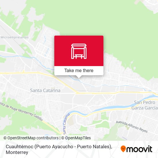 Cuauhtémoc (Puerto Ayacucho - Puerto Natales) map