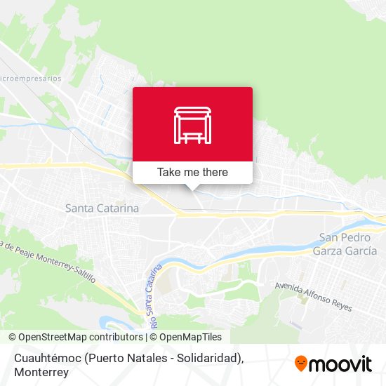 Cuauhtémoc (Puerto Natales - Solidaridad) map