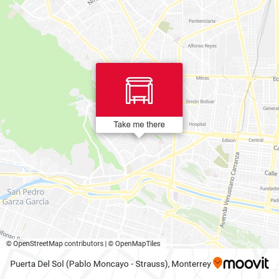 Puerta Del Sol (Pablo Moncayo - Strauss) map