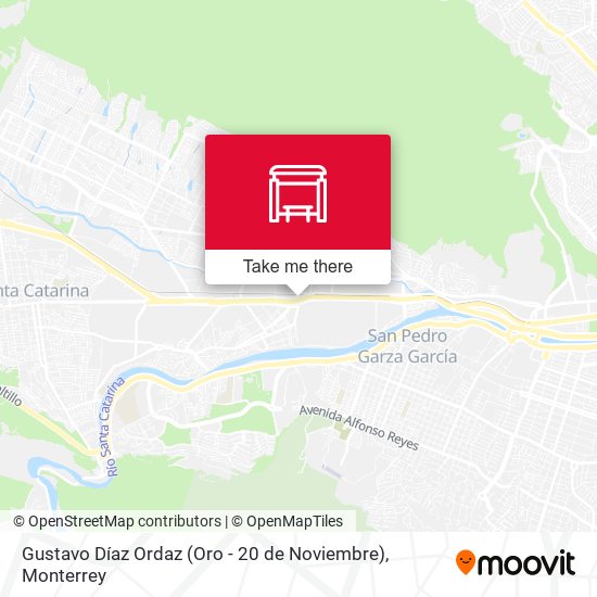 Gustavo Díaz Ordaz (Oro - 20 de Noviembre) map