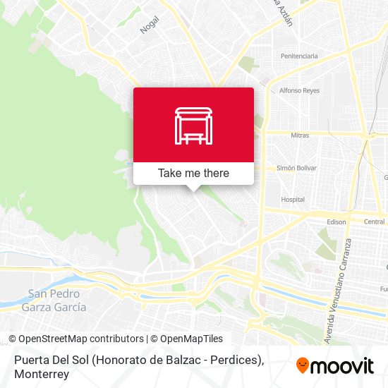 Mapa de Puerta Del Sol (Honorato de Balzac - Perdices)