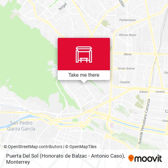 Mapa de Puerta Del Sol (Honorato de Balzac - Antonio Caso)